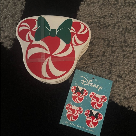 Disney Peppermint Coasters Set - Picture 1 of 2